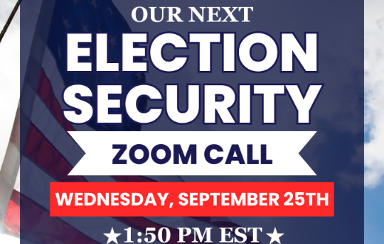 Election Security Zoom Call