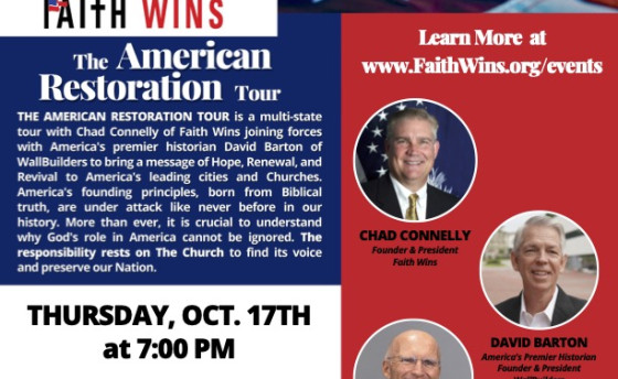 The American Restoration Tour with David Barton and Faith Wins